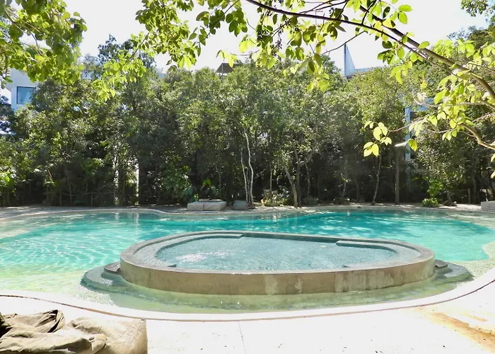 New! Yaxxlum 2br, Pool, Jacuzzi Hotube Heushaven Casa de férias Tulum